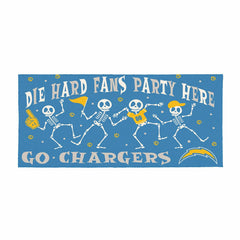 Los Angeles Chargers Flocked Coir Halloween Sassafras Switch Mat, 22"x