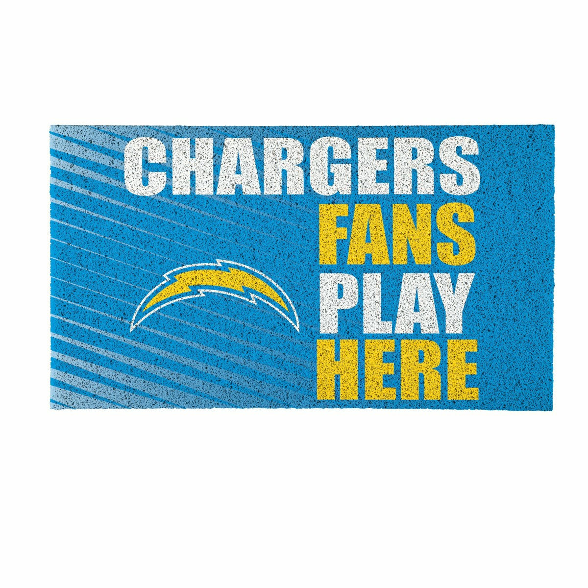 Los Angeles Chargers Fan Mat, 28"x16"