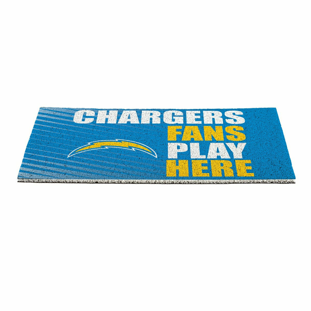 Los Angeles Chargers Fan Mat, 28"x16"