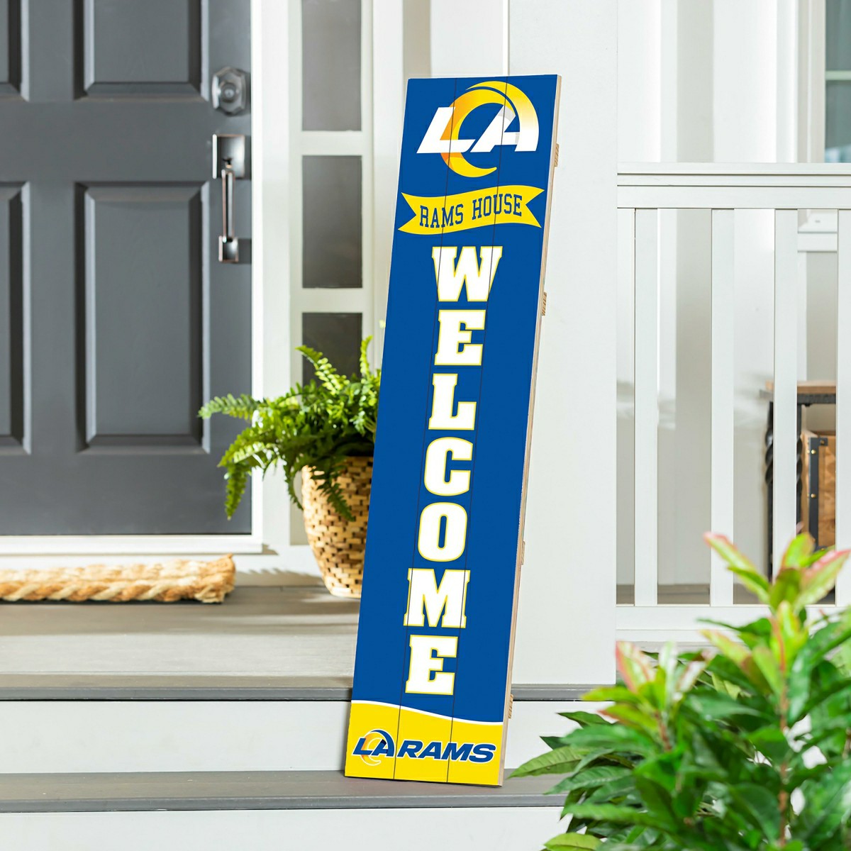 Los Angeles Rams Large Single Sided Leaner, 46"