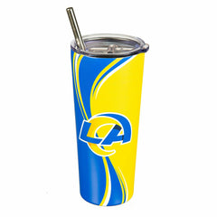 Stainless Steel Tumbler, 20oz, Los Angeles Rams