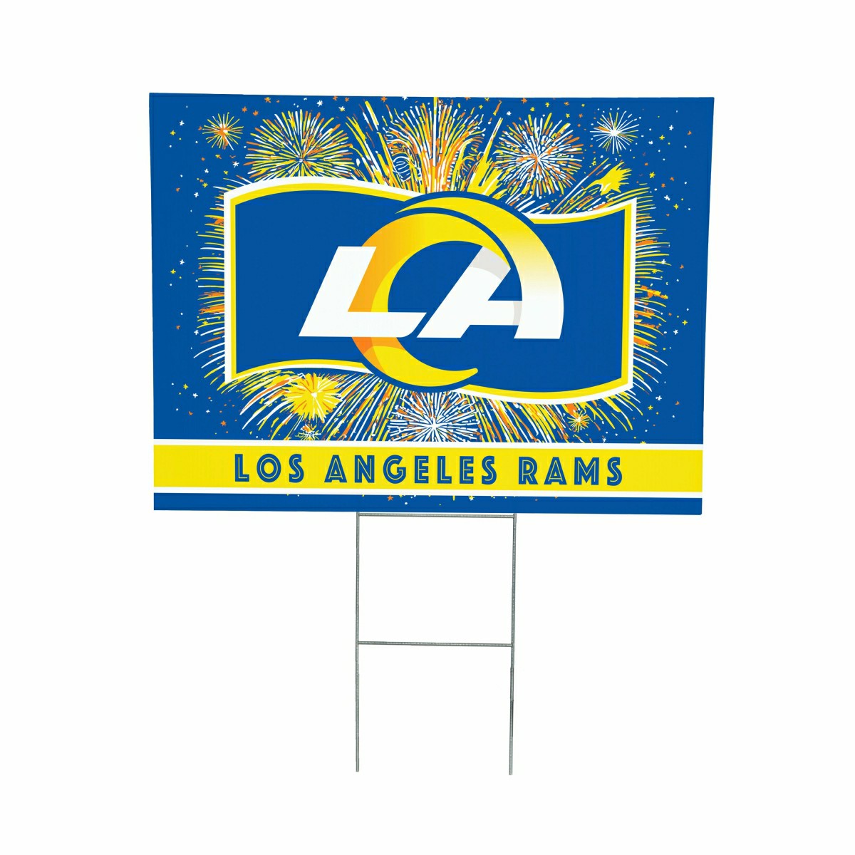 Los Angeles Rams Yard Sign, Patriotic