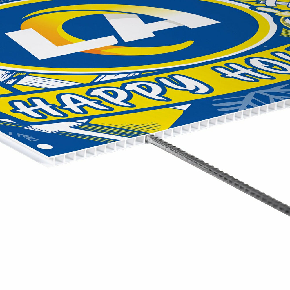 Los Angeles Rams Yard Sign, Holiday