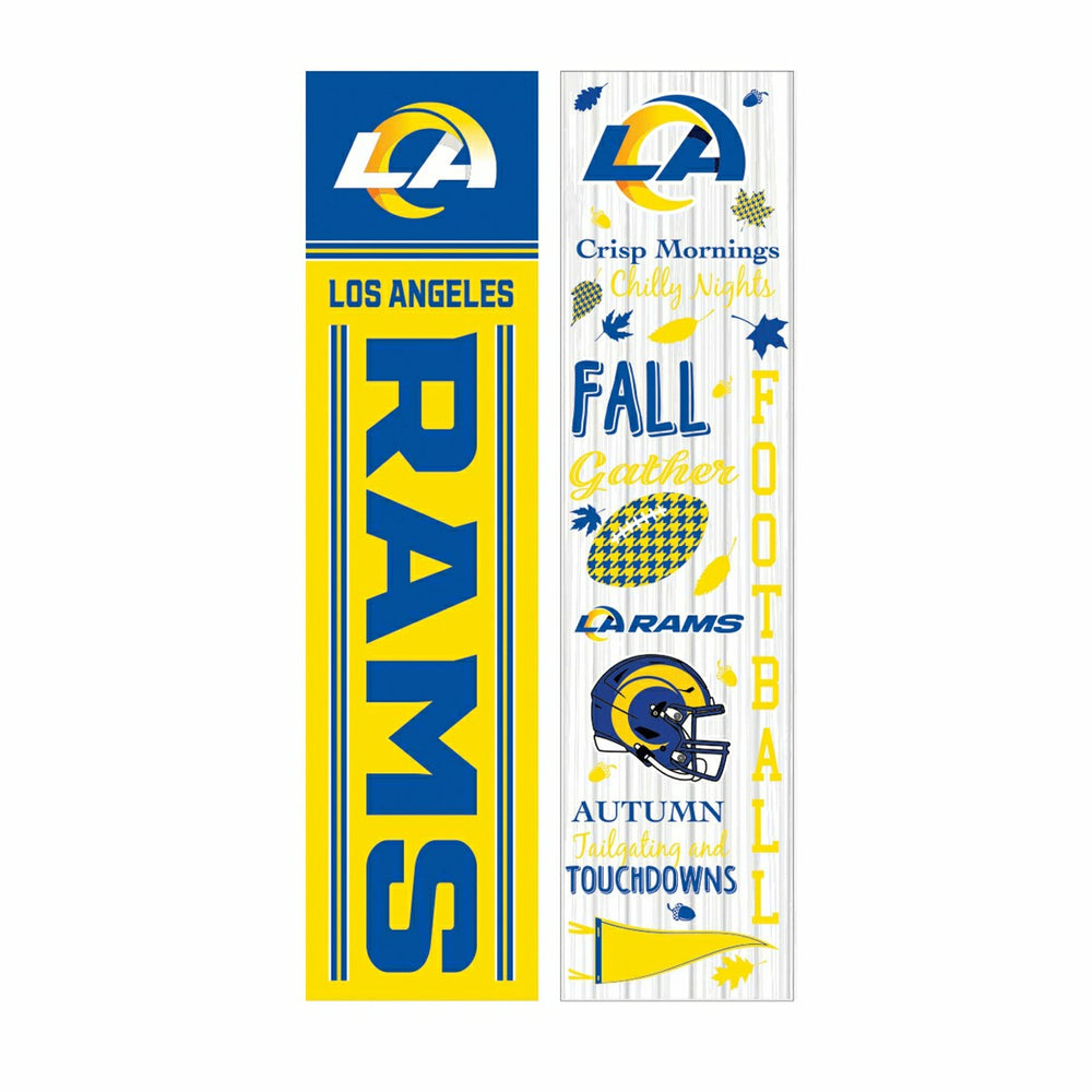 46" Double Sided Leaner, Los Angeles Rams, Fall Seasonal