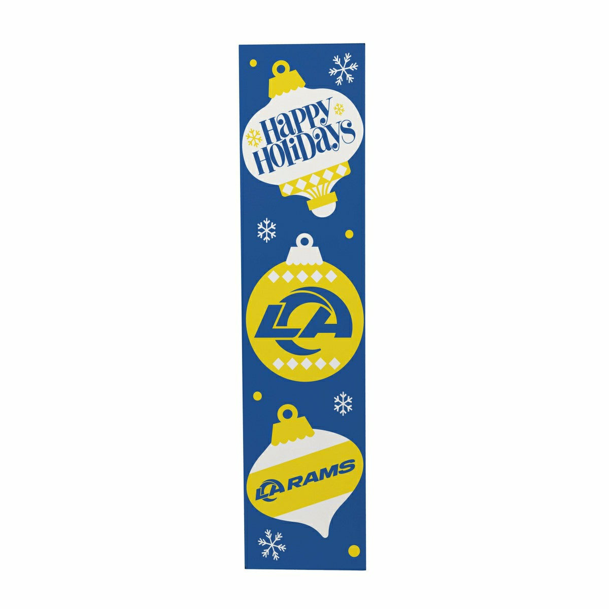 47" Double Sided Leaner, Los Angeles Rams, Christmas