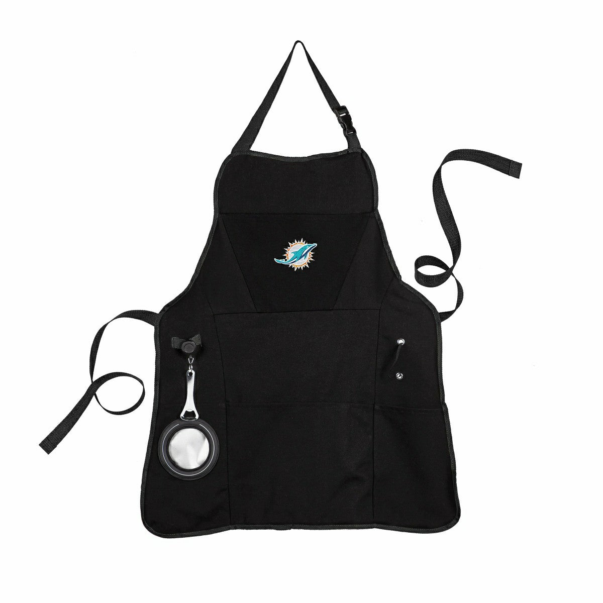Grill Apron, Black, Miami Dolphins