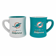 Miami Dolphins 10oz Ceramic Cup Set, 2pc