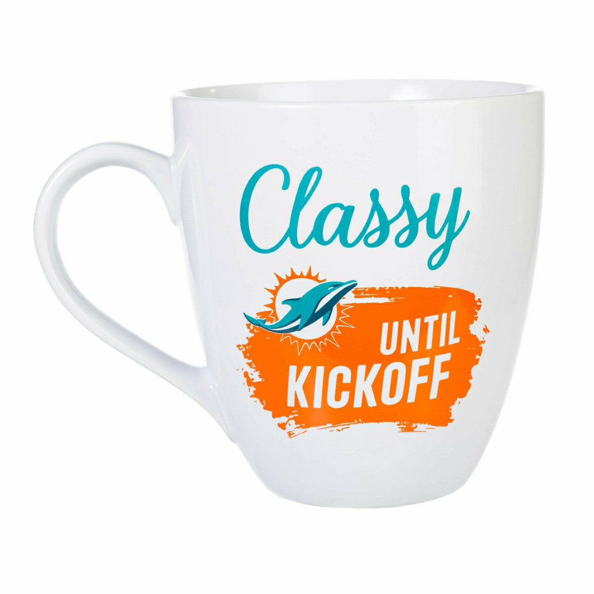 Miami Dolphins, Ceramic Cup O'Java 17oz Gift Set