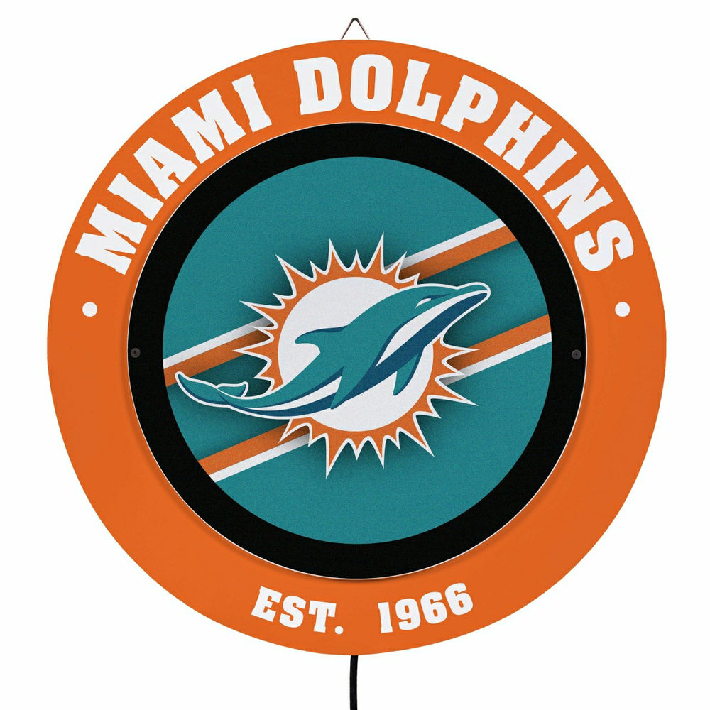 Miami Dolphins, Metal Lite, Round