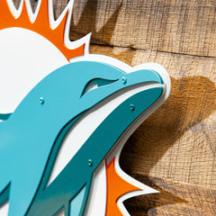 Miami Dolphins Premier Metal Wall Art