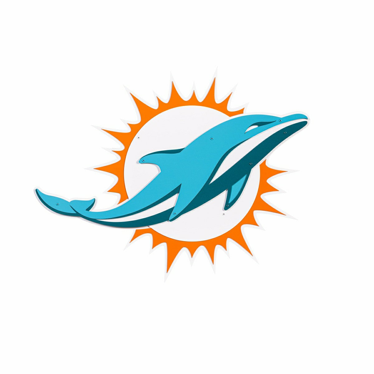 Miami Dolphins Premier Metal Wall Art