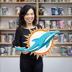 Miami Dolphins Premier Metal Wall Art