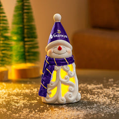 Minnesota Vikings Snowman LED Statuary, 8"
