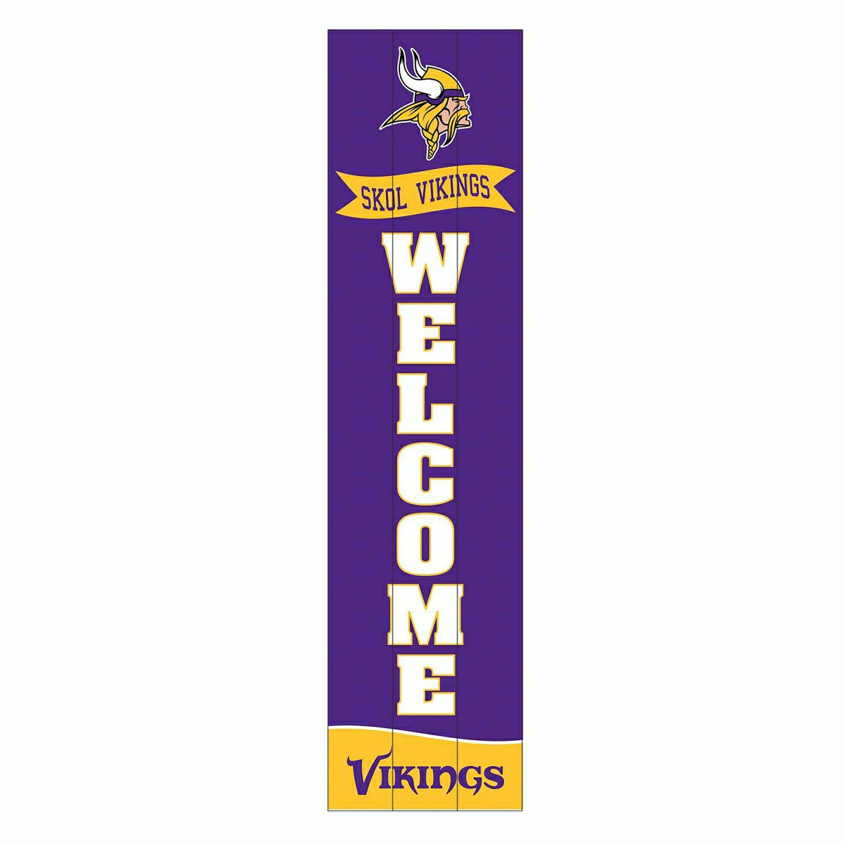Minnesota Vikings Large Single Sided Leaner, 46"
