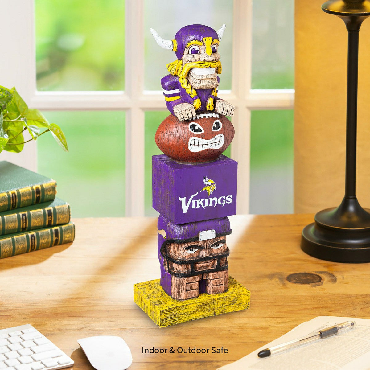 Minnesota Vikings Tiki Team Totem Garden Statue