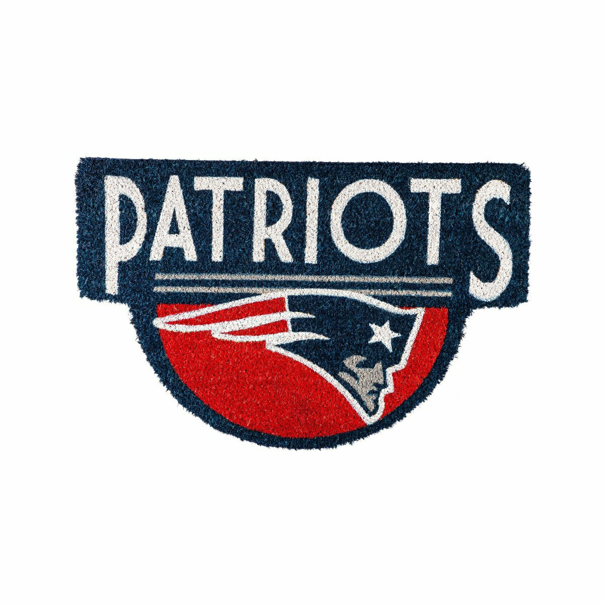 NFL Shaped Coir Door Mat, Patriots