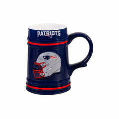 New England Patriots Ceramic Stein Cup, 24oz