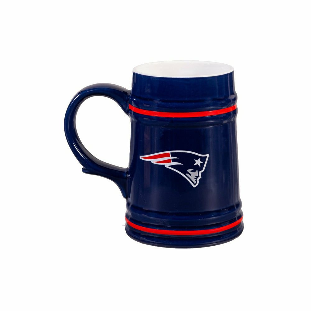 New England Patriots Ceramic Stein Cup, 24oz