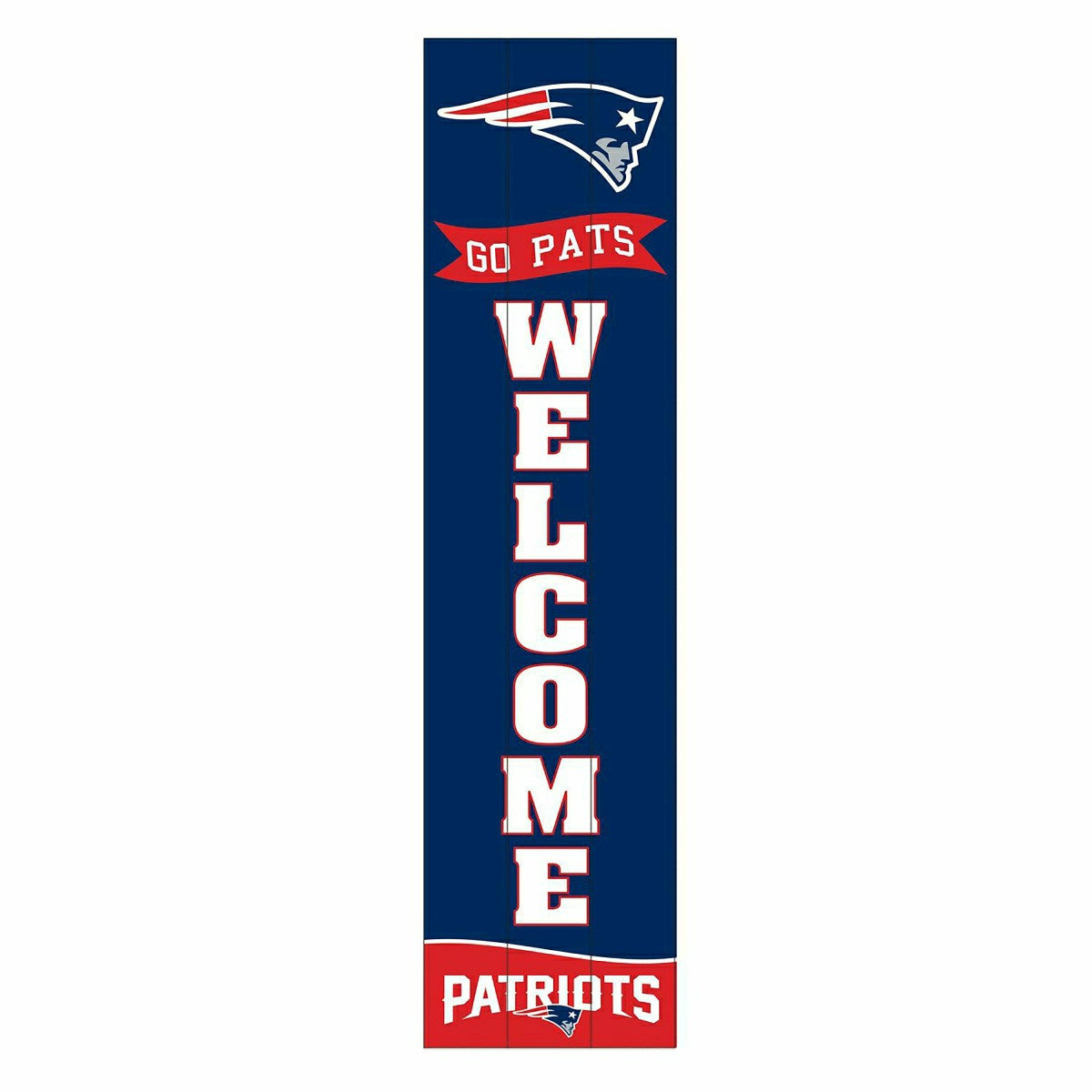 New England Patriots Large Single Sided Leaner, 46"