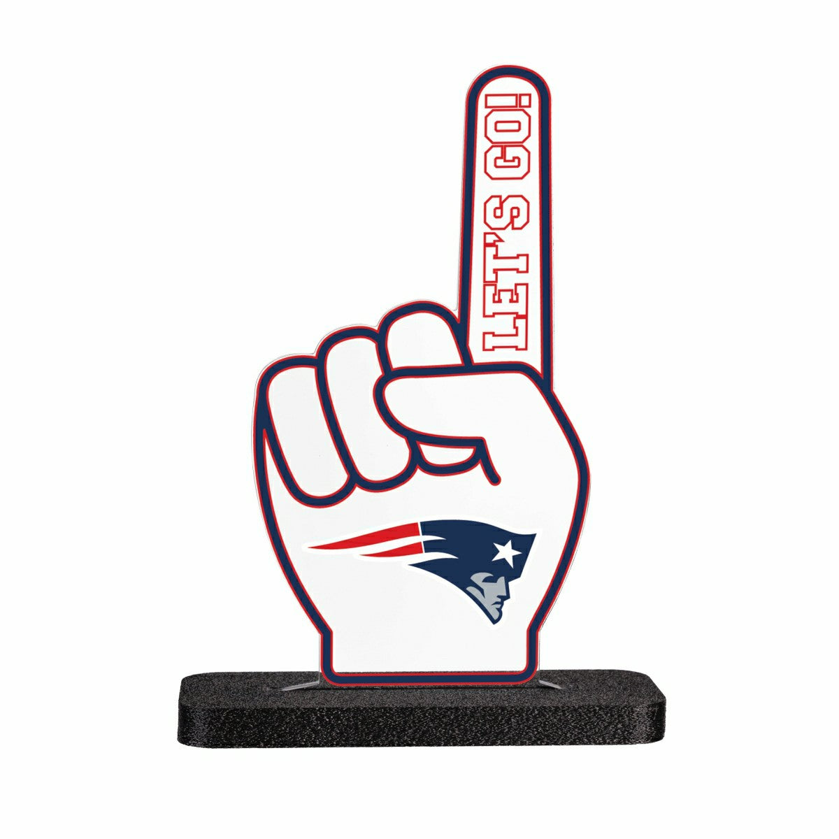 New England Patriots NFL Football Foam Finger Desklite LED Decor