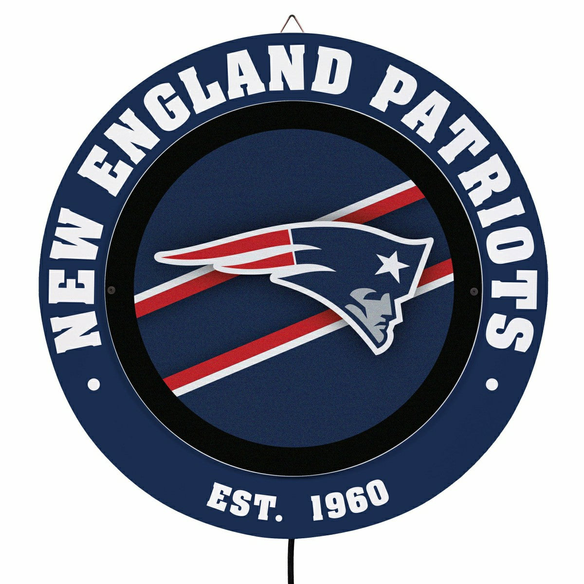 New England Patriots, Metal Lite, Round