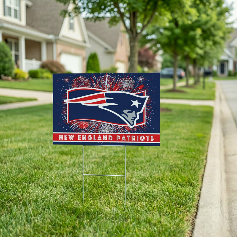 New England Patriots Yard Sign, Patriotic