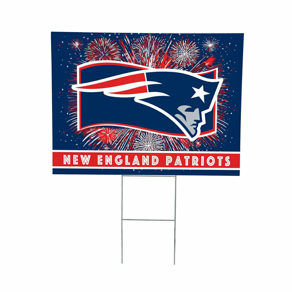 New England Patriots Yard Sign, Patriotic