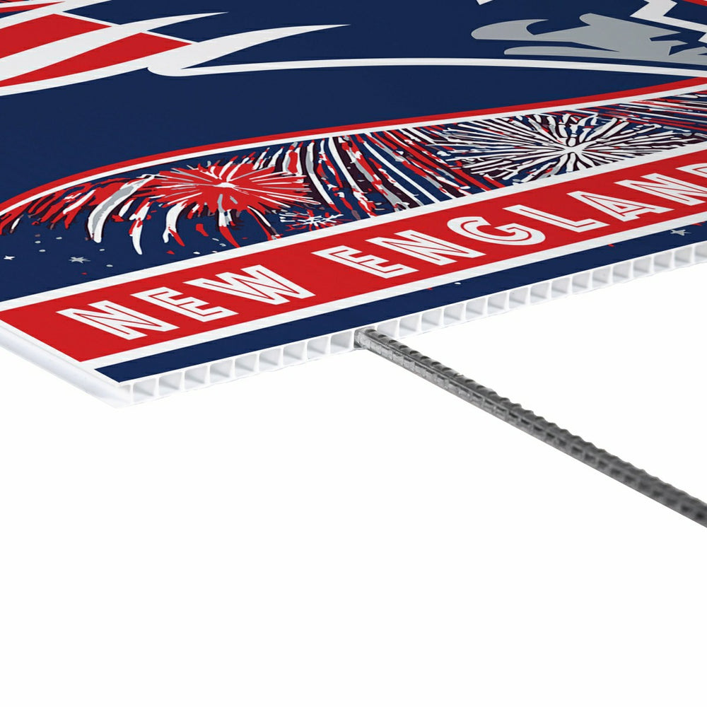 New England Patriots Yard Sign, Patriotic