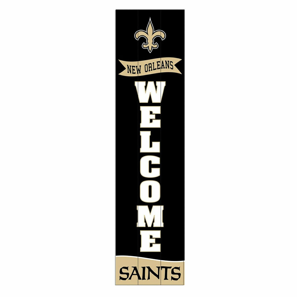 New Orleans Saints Large Single Sided Leaner, 46"