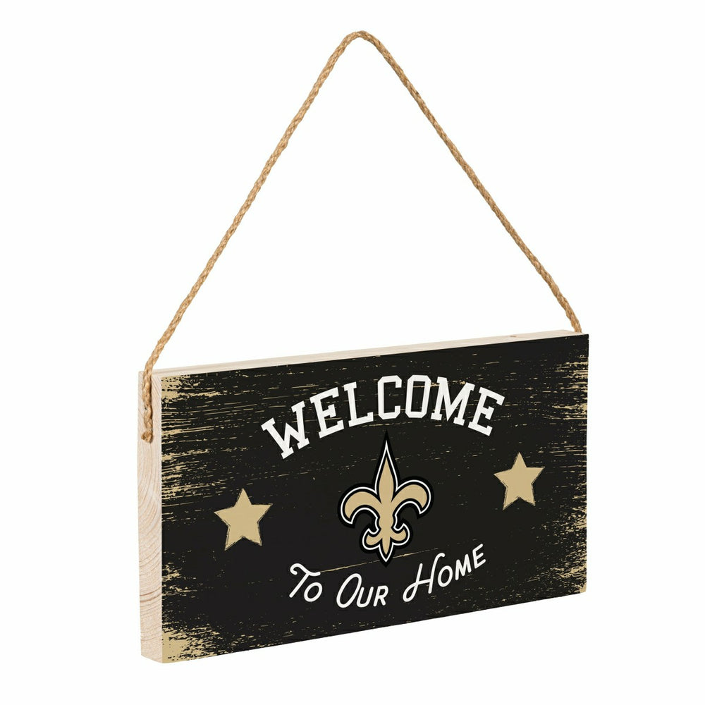 New Orleans Saints Wood Wall Sign, 6x11