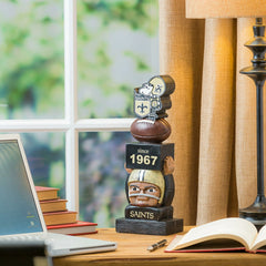 Vintage Football Garden Statue, New Orleans Saints