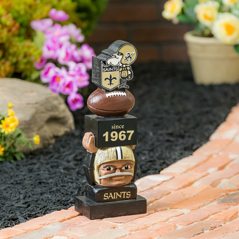 Vintage Football Garden Statue, New Orleans Saints