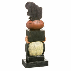 Vintage Football Garden Statue, New Orleans Saints
