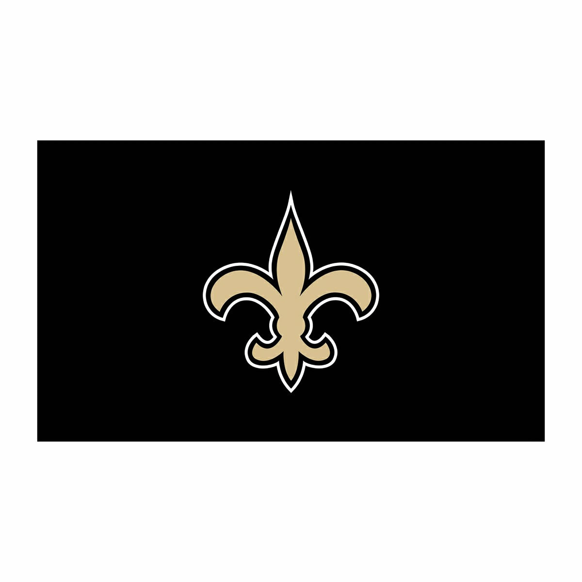 Full Color PVC Mat, 16" x 28", New Orleans Saints
