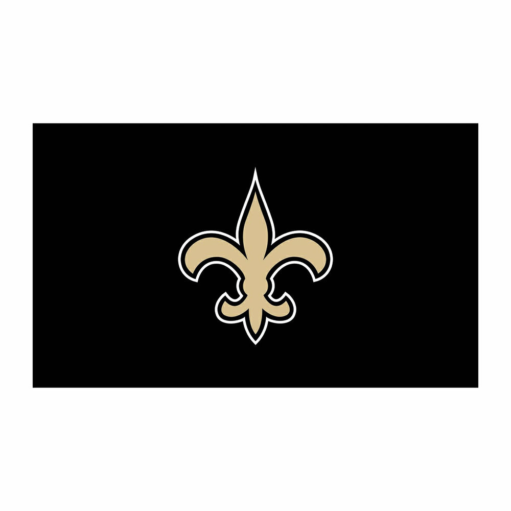 Full Color PVC Mat, 16" x 28", New Orleans Saints