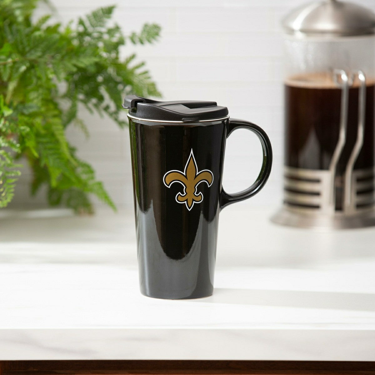 New Orleans Saints, 17oz Boxed Travel Latte
