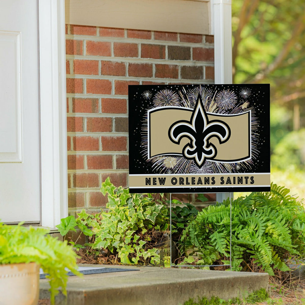 New Orleans Saints Yard Sign, Patriotic