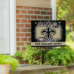 New Orleans Saints Yard Sign, Patriotic