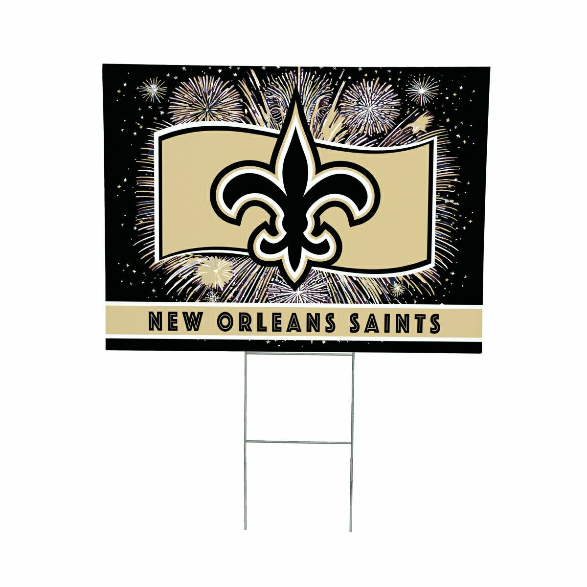 New Orleans Saints Yard Sign, Patriotic