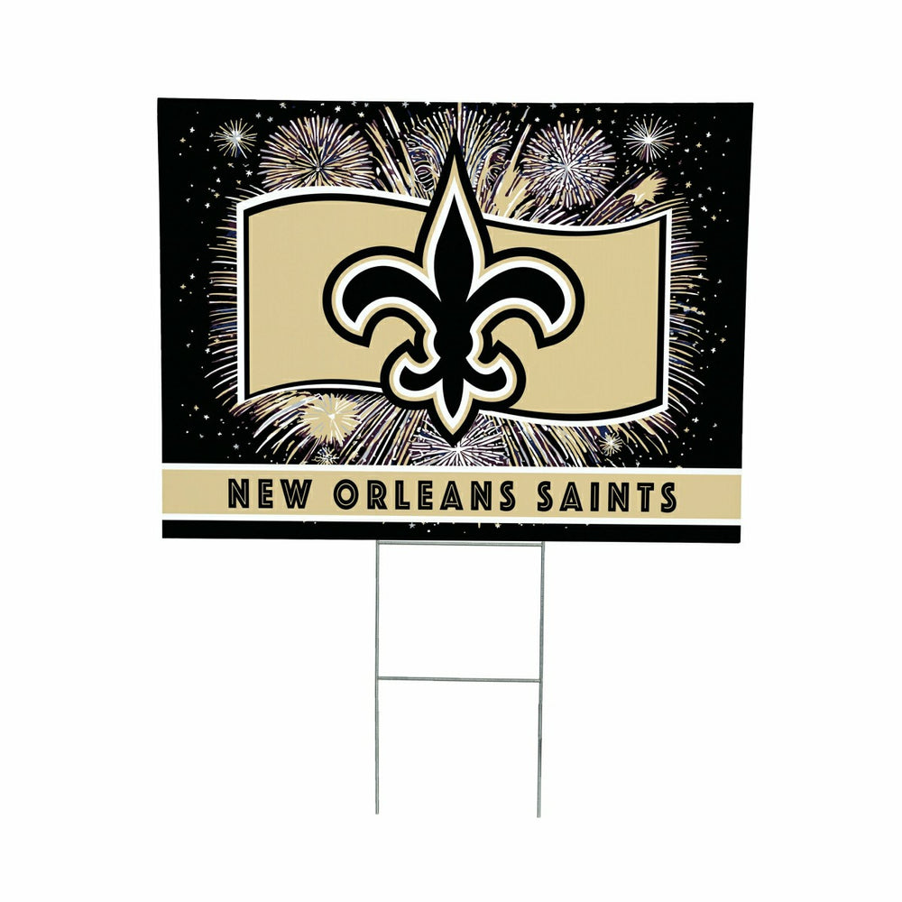 New Orleans Saints Yard Sign, Patriotic
