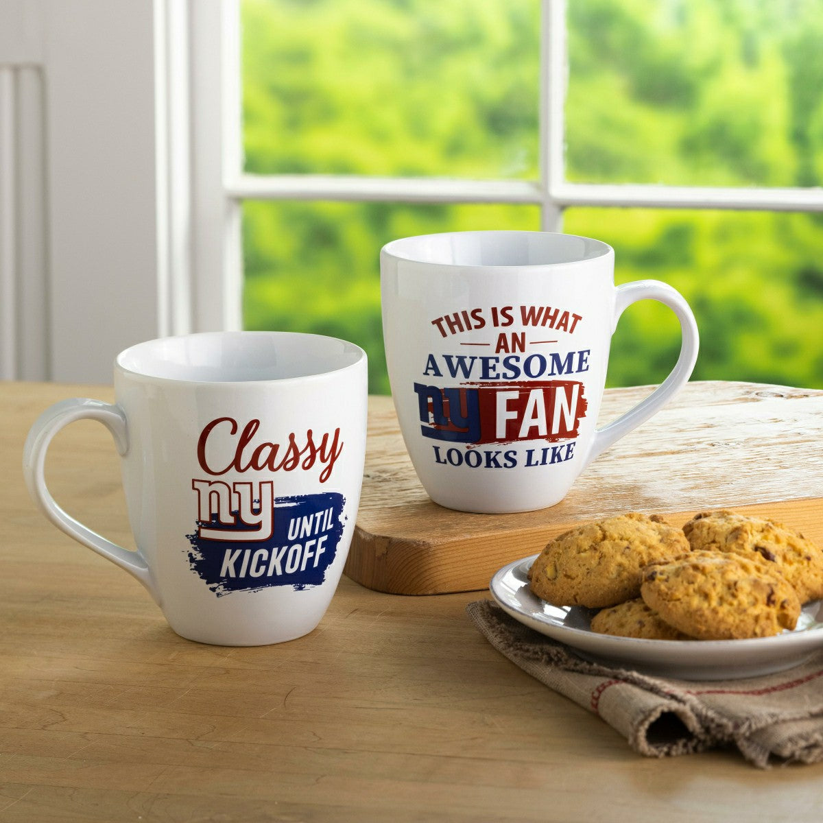 New York Giants, Ceramic Cup O'Java 17oz Gift Set