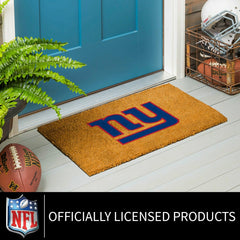 Coir Mat, 16"x28", New York Giants