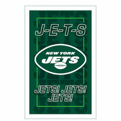 New York Jets NFL Football Rectangle Neolite LED Decor