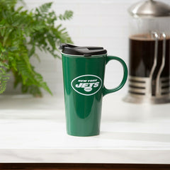 New York Jets, 17oz Boxed Travel Latte