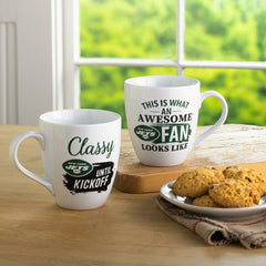 New York Jets, Ceramic Cup O'Java 17oz Gift Set