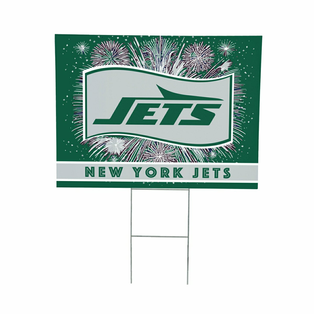 New York Jets Yard Sign, Patriotic