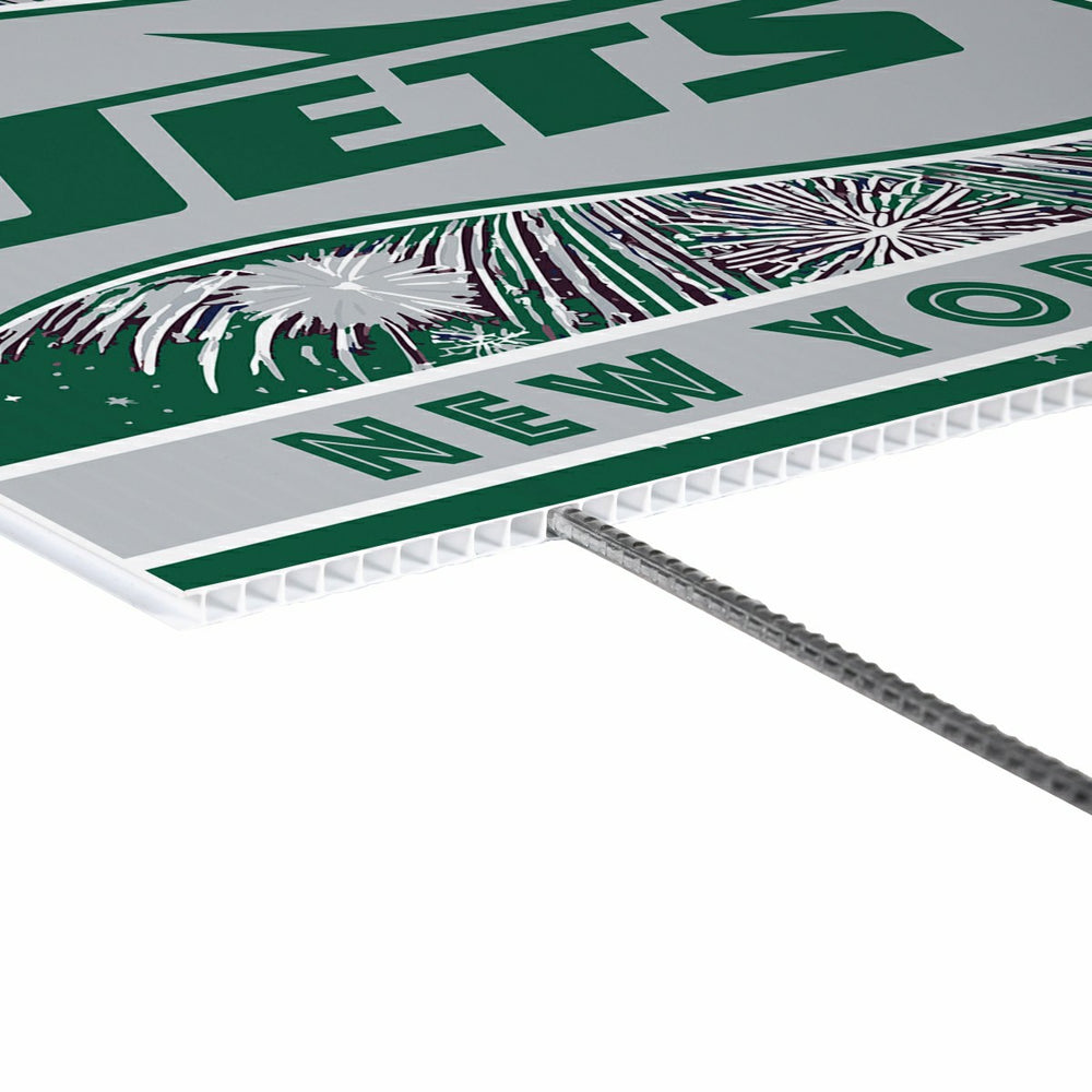 New York Jets Yard Sign, Patriotic