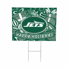 New York Jets Yard Sign, Holiday