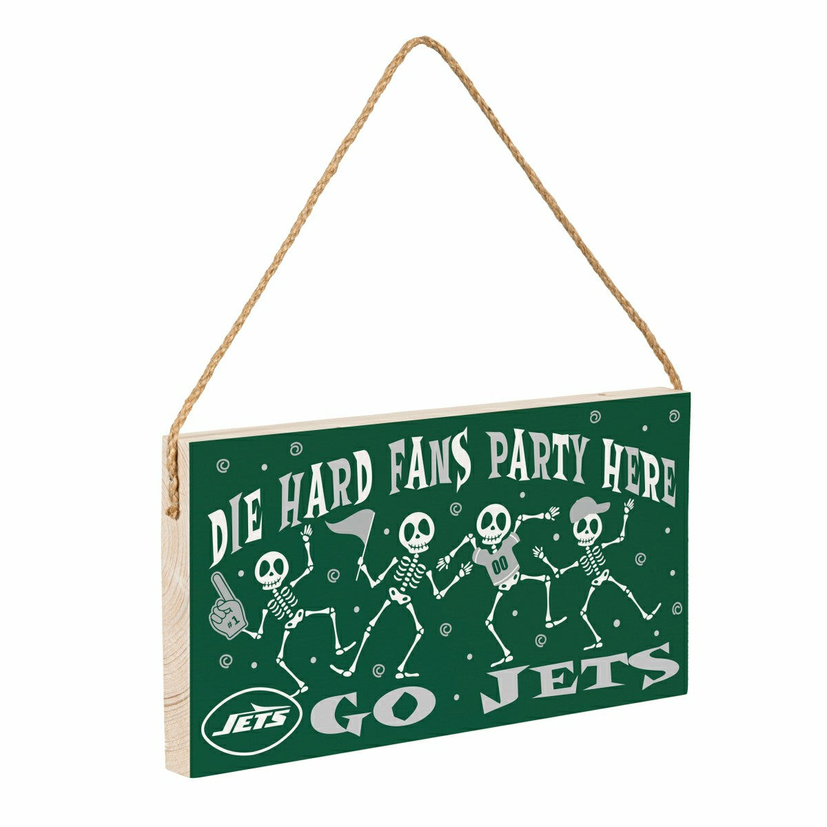 New York Jets Halloween Wood Wall Sign, 6x11