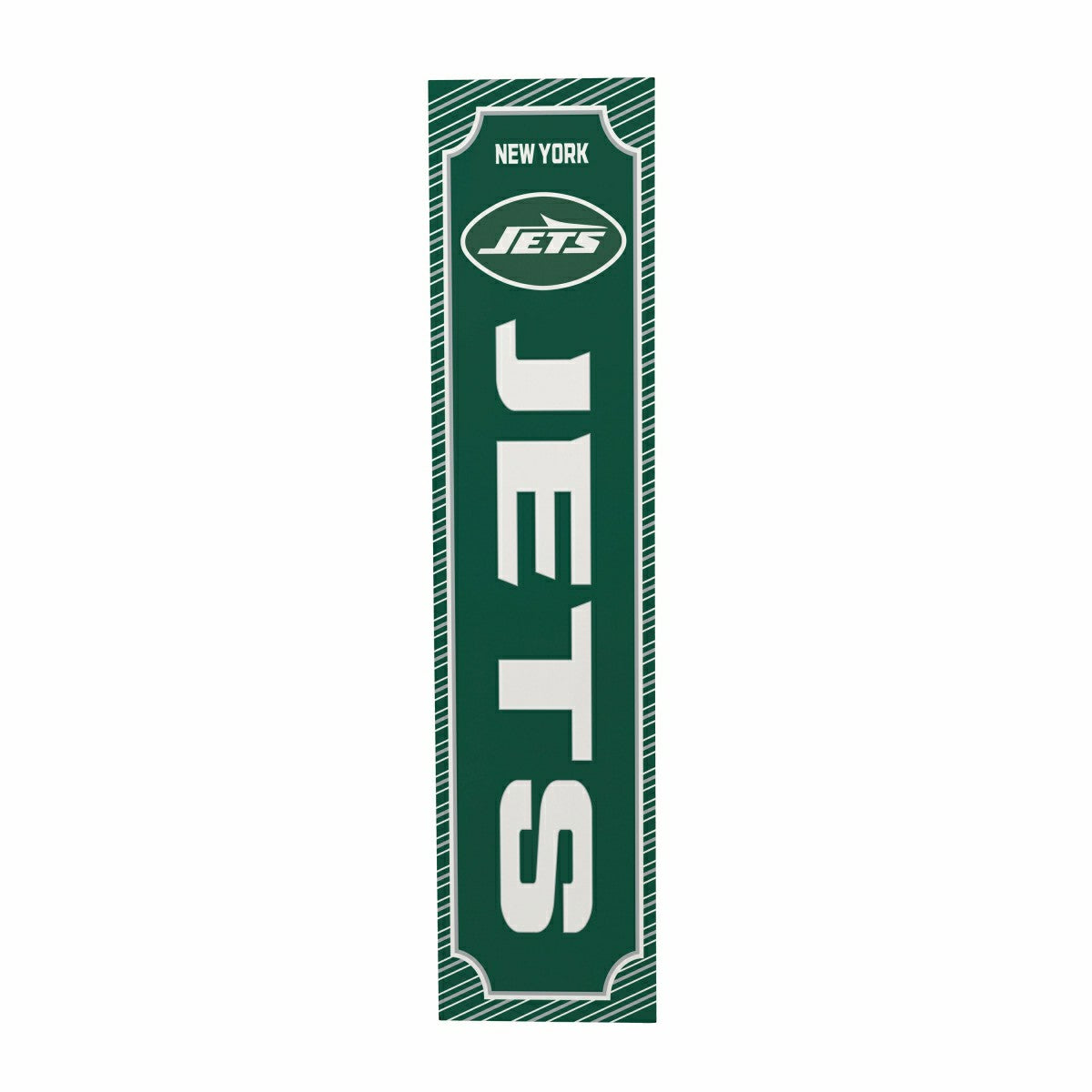 New York Jets Winter Seasonal Double Sided Large Leaner, 46"